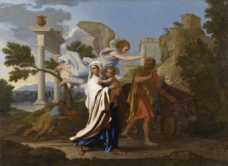 Nicolas Poussin Flight into Egypt France oil painting art